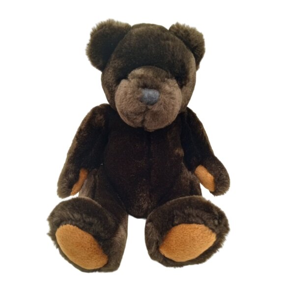 Greek Other - Velvets Teddy Bear Brown Plush Greek 62960 Sitting Soft Stuffed Animal 8 Inch